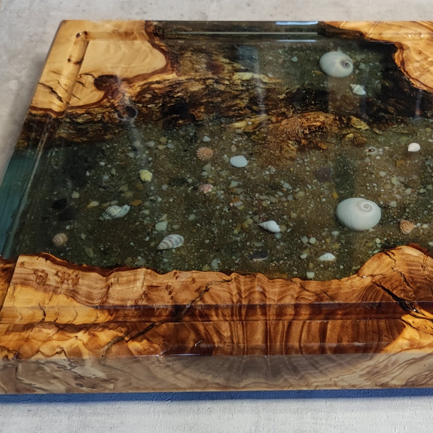 Epoxidharz Schneidebrett Ozean